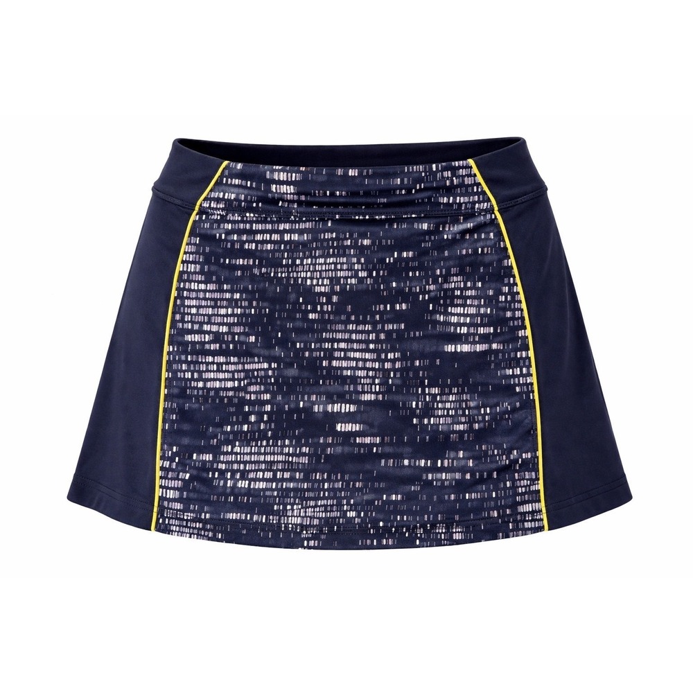 PGA Tour Golf Skort Women XL Navy Blue Digital Print Active Skirt
